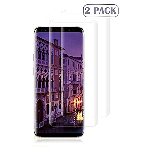 FURgenie Compatible[2 - Pack] Samsung Galaxy Tempered Glass S9 Screen Protector, Roicolas - [9H Hardness][nti-Fingerprint][Ultra-Clear][Bubble Free] Screen Protector Compatible Galaxy S9