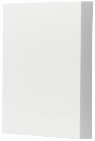 Broan-NuTone LA39WH Doorbell Kit, Decorative Wired Two-Note Door Chime for Home, 2.13" x 7.5" x 10.5", White