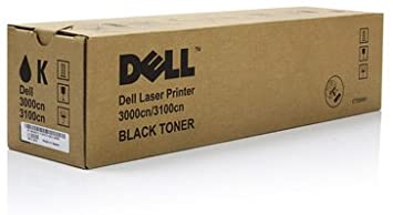 Dell K4971 CT200481 3000CN 3100CN Laser Toner Cartridge OEM (Black) in Retail Packaging