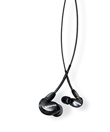 Shure SE215-K-UNI-EFS Sound Isolating Earphones, Black