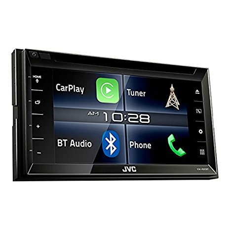 JVC KW-V820BT 6.8-Inch CarPlay Receiver Double DIN BT In-Dash Stereo with XM, iDataLink Maestro, Dual Zone