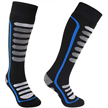 Andake Merino Wool Ski Socks, Extremely Thermal Winter Socks, Antibacterial Odor-resistant, High Performance Warm Skiing Socks for Skiing, Hiking, Cycling, Trekking and Other Winter Sports