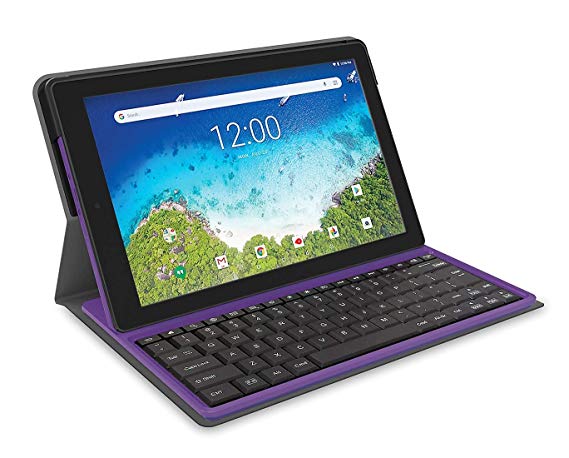 RCA Viking Pro Tablet w/Folio Keyboard 10" Multi-Touch Display, Android 8.1 (Go Edition)