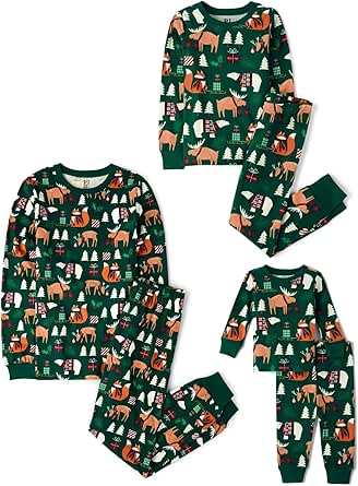 The Children's Place Baby Family Matching, Fall Harvest Pajama Sets, Cotton