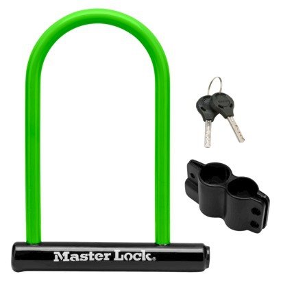 Master Lock Bike Security Key U-Lock 7 1/2 in x 9 3/4 in