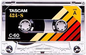 Tascam 424-S C-60 Cassette Tape- 60 Minute Recording Time, High Bias Type II