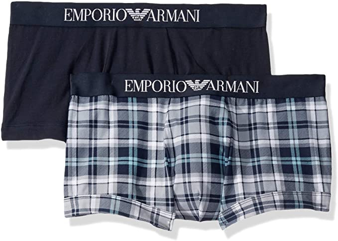 Emporio Armani Men's Pattern Mix 2-Pack Trunk