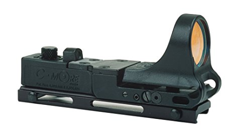 C-MORE Systems Railway Red Dot Sight with Click Switch