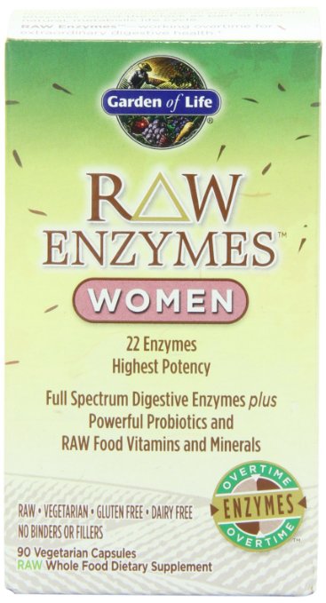 Garden of Life RAW Enzymes Women 90 Capsules