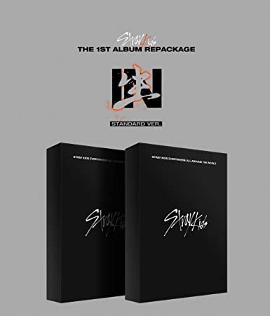 JYP Entertainment STRAY KIDS - IN生 Standard Edition (Vol.1 Repackage) Album Pre-Order Benefit Folded Poster Extra Photocards Set (Random ver.)