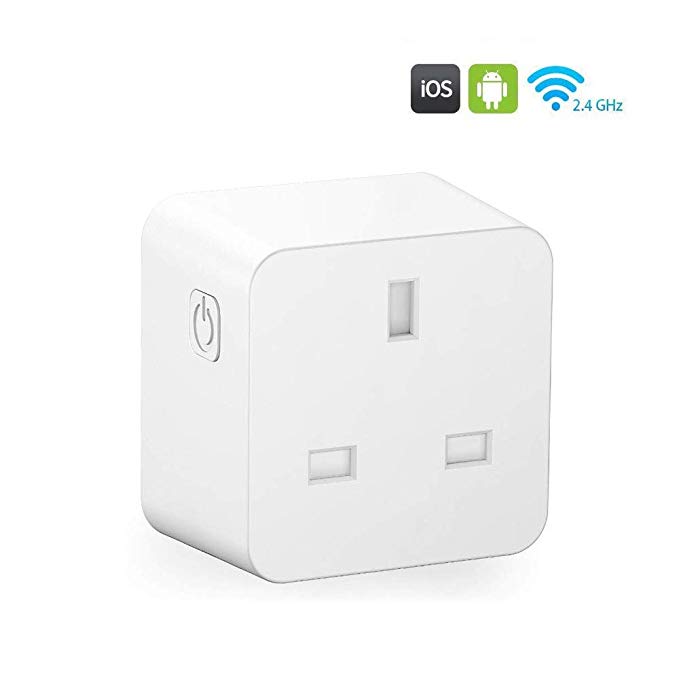 LINGANZH Mini Smart Plug WiFi Enabled Switch Compatible with Amazon Alexa & Google Assistant, No Hub Required, Remote Control Your Devices from Anywhere (SWA9)