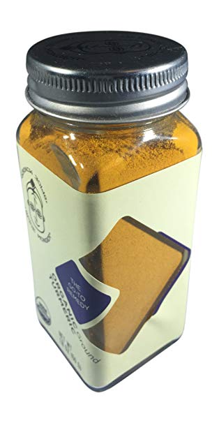 Spice Monger Organic Turmeric Powder, Ground (1.8 OZ) USDA Certified, All Natural