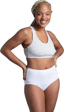 Fruit of the Loom Women's Eversoft Cotton Brief Underwear, Tag Free & Breathable, Available in Plus Size