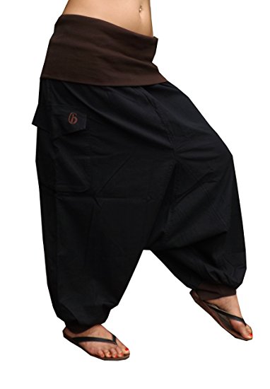 High-quality UNISEX harem pants for men and women as alternative clothing and aladdin pants from virblatt S - L- Lycra