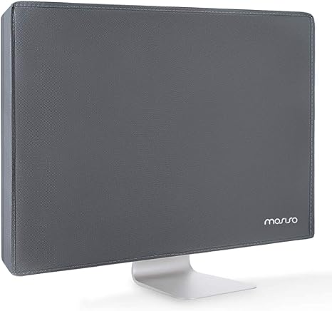 MOSISO Monitor Dust Cover 26, 27, 28, 29 Inch Anti-static Polyester LCD/LED/HD Panel Case Screen Display Protective Sleeve Compatible with iMac 27 inch, 26-29 inch PC, Desktop and TV, Space Gray