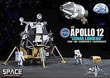 Dragon Models 1/72 Apollo 12 "Lunar Landing", CSM and Lunar Module "Intrepid" and Surveyor 3 and Astronauts