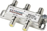 Extreme 4 Way Balanced HD Digital 1GHz high performance coax cablecplitter - BDS104h
