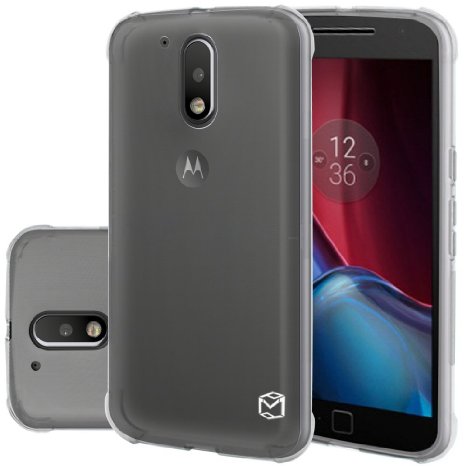 Moto G4 / G4 Plus Case, MP-Mall [Slim Fit] Flexible TPU Rubber Soft Silicone Protective Case Cover For Motorola Moto G 4th Generation / Moto G Plus 4th Gen (Clear)