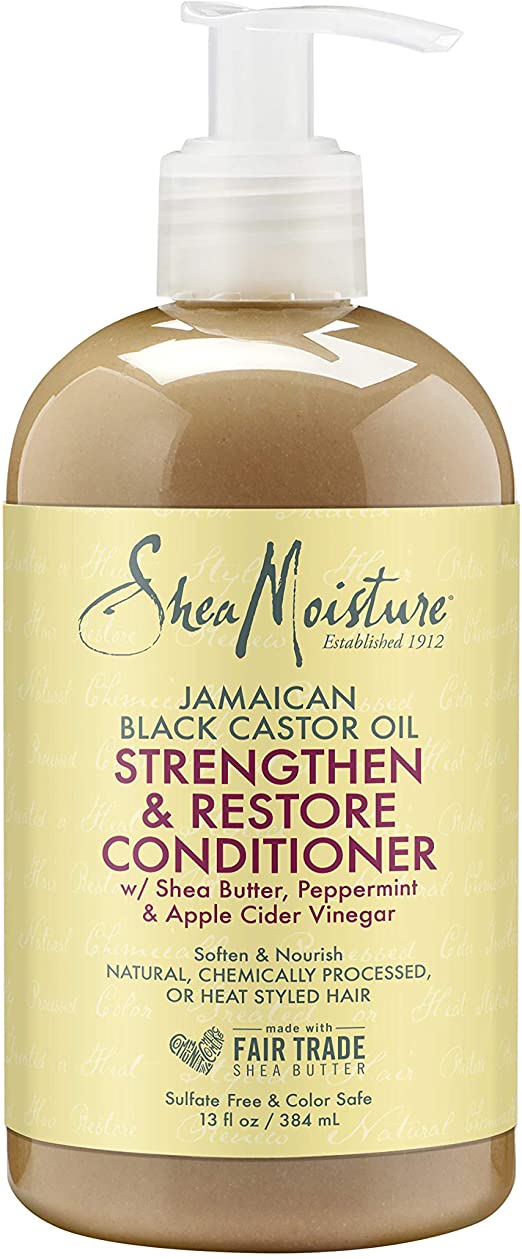 Shea Moisture Jamaican Black Castor Oil Rinse-Out Conditioner, 384ml