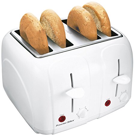 Proctor Silex 4-Slice Toaster (White) | 24203Y