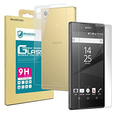 Rhidon Sony Xperia Z5 Premium / Z5P (Front   Back) Tempered Glass Screen Protectors Anti Fingerprint Bubble Free Shatterproof Shockproof Protective Skin Film for Sony Xperia Z5P (5.5")