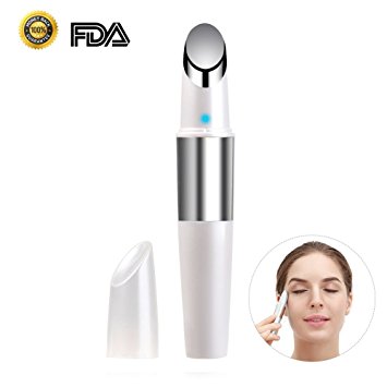 Facial Massager Vibrating Ionic Heated Eye Massager Infuser - Booster Nutrition Face Tightening Lifting Anti Wrinkle Anti Aging Skin Care Devices
