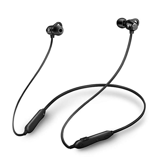 Bluetooth Headphones,Wireless Earbuds Bluetooth 5.0, IPX5 Waterproof,Magnetic,HiFi Bass Stereo Sweatproof Earbuds w/Mic, Noise Cancelling Headset for Workout, Running, Gym, 8 Hours Play Time
