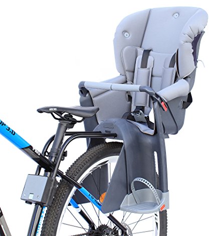 CyclingDeal Bicycle Kids child Rear Baby Seat bike Carrier With Adjustable Seat Rest Height