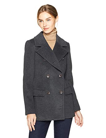 Haven Outerwear Women's Double Breasted Wool Peacoat