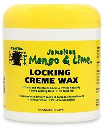 Jamaican Mango & Lime Rasta Locks & Twist Locking Creme Wax 6 Oz