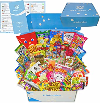  Sakura Box Japanese Candy & Snacks 40 Piece Dagashi