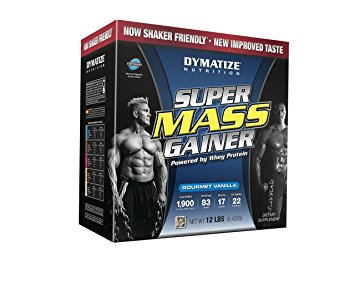 Dymatize Nutrition Super Mass Gainer, Gourmet Vanilla, 12-Pounds