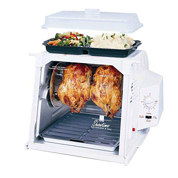 Ronco Showtime Standard Rotisserie and Barbeque Oven White