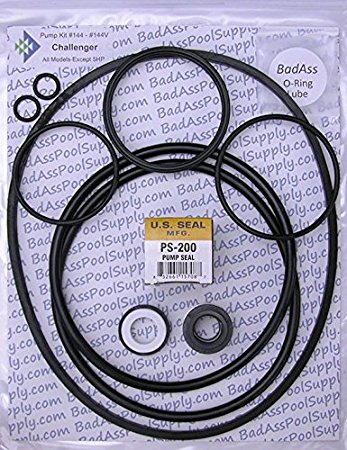 Pentair Challenger High PSI, High Flow and Waterfall, Square Housing Gasket, Complete Pump O-Ring Rebuild Kit