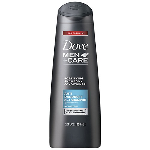 Dove Men Care 2 in 1 Shampoo and Conditioner, Anti-Dandruff Fortifying, 355ml