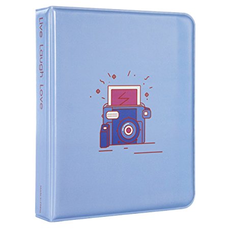 CAIUL 64 Pockets Fujifilm Instax Mini Book Album for Instax Mini 8 8  9 70 7s 90 25 26 50s Films (Camera)