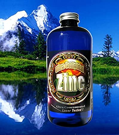 Colloidal Zinc Concentrate 16 Oz. 240 PPM by Silver Mountain Minerals