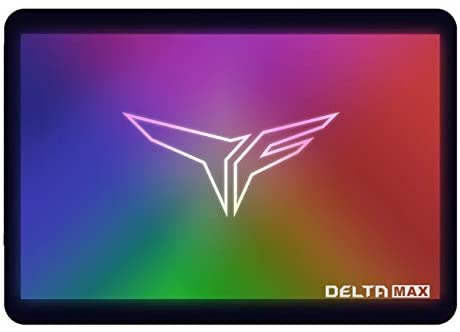 TEAMGROUP T-Force Delta MAX RGB SSD 1TB 2.5 inch SATA III 3D NAND Internal Solid State Drive (T253TM001T3C302)