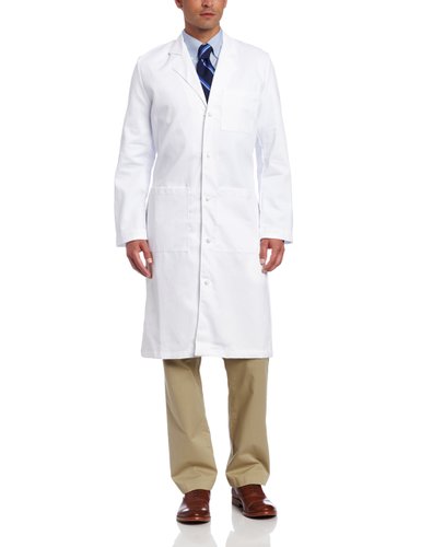 Landau Men's Full-Length Lab Scrub Coat
