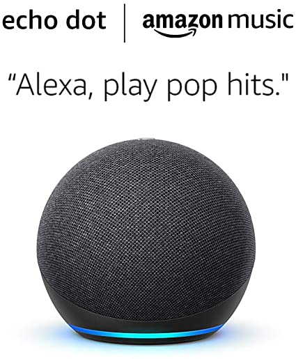 All-new Echo Dot (4th Gen) and 6 months of Amazon Music Unlimited FREE w/ auto-renewal - Charcoal