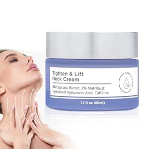 2024 New Pure Tighten & Lift Neck Cream, Go Neck Firming Cream, Neck Firming Cream Tightening Lifting Sagging Skin, Neck Cream for Turkey Neck, Tighten and Lift Neck Cream#8888