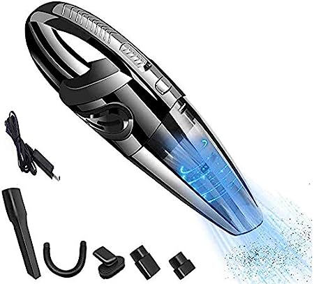 Hand Vacuum Cordless with High Power, Upgraded Hand Vacuum Cordless Rechargeable Pet Hair Vacuum, Car Vacuum Cleaner for Home and Car Cleaning (Basic)