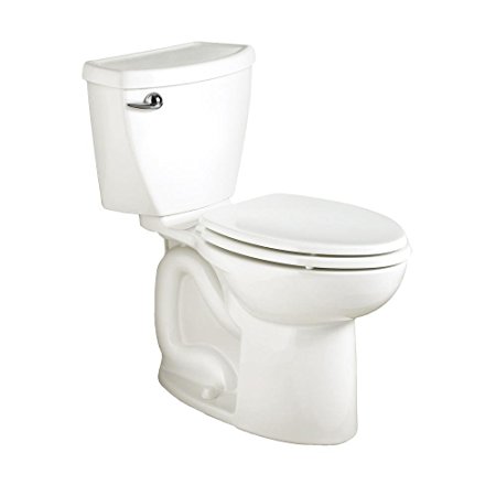 American Standard Cadet 3 Right Height Elongated Flowise Two-Piece High Efficiency Toilet with 12-Inch Rough-In, White White