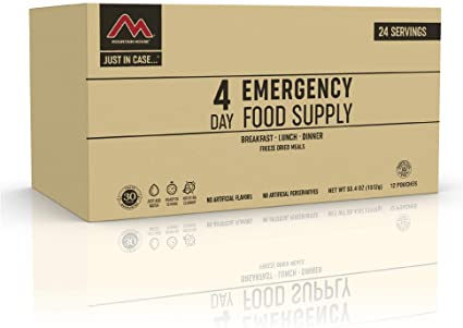 Mountain House 4-Day Emergency Food Supply | Freeze Dried Survival & Emergency Food | 24 Servings