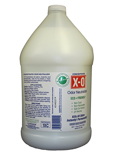 X-O Odor Neutralizer Concentrated ( 32oz, 1gallon, 5gallons ) - ALL-NATURAL Odor Neutralizer Deodorizer. Concentrate
