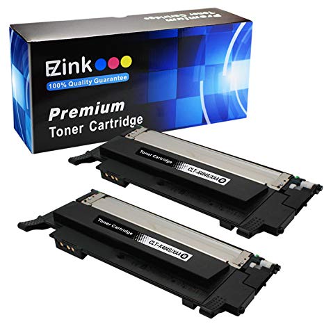 E-Z Ink (TM) Compatible Toner Cartridge Replacement for Samsung 404 404S CLT-K404S to use with Xpress C430 C430W C480 C480FW Xpress SL-C430W SL-C480FW Printer (Black, 2 Pack)