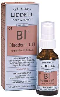 Liddell Homeopathic Bladder and UTI Spray, 1 Fluid Ounce