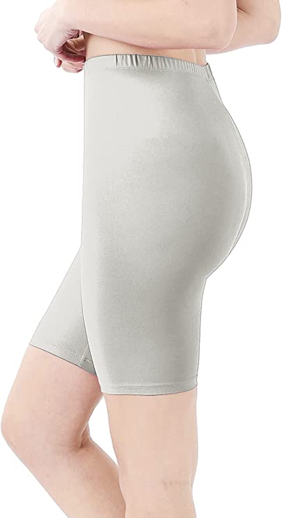 ClothingAve. Women's Basic Biker Shorts Buttery Soft Moisture-Wicking and Stretch Fabric | Athleisure Leggings