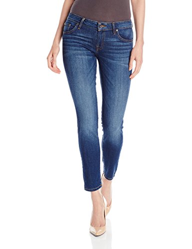 Guess Women's Power Curvy Mid-Rise Reller Wash Jean In Short Inseam