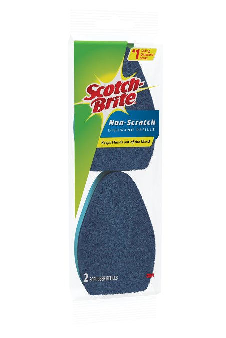 Scotch-Brite Non-Scratch Dishwand Refill, 2-Count (Pack of 7)